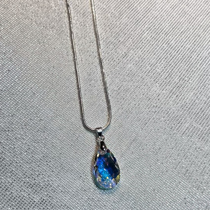 Pendant Pear "Swarovski" Crystal AB 2 SummerOfLove